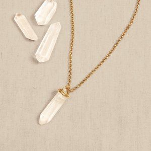 Banana Republic Factory Long Crystal Necklace